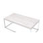 Table basse Benjaminerm en chêne clair et chromeprna