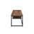 Bob Weathered Oak & Black Metal Finish TV Stand-1518589137
