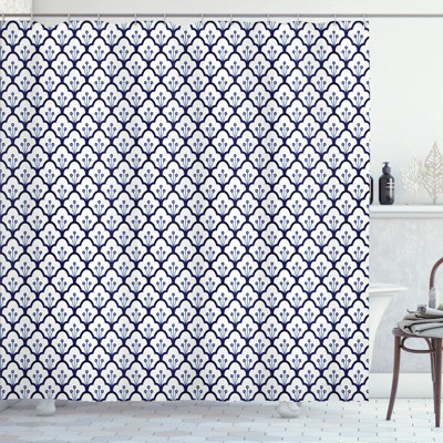 Shower Curtain with Hooks Included