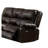 Zuriel Brown Synthetic Leather Recliner Sofa