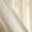 Panneau de rideau simple semi-diaphane avec œillets en lin Lipford-25975225