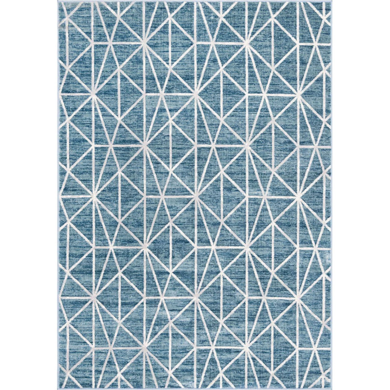 Clidy Abstract Indoor Rug, Rectangle 7' x 10'