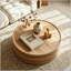 Table d'appoint ronde à tambour - sans assemblage-129414923-129414920