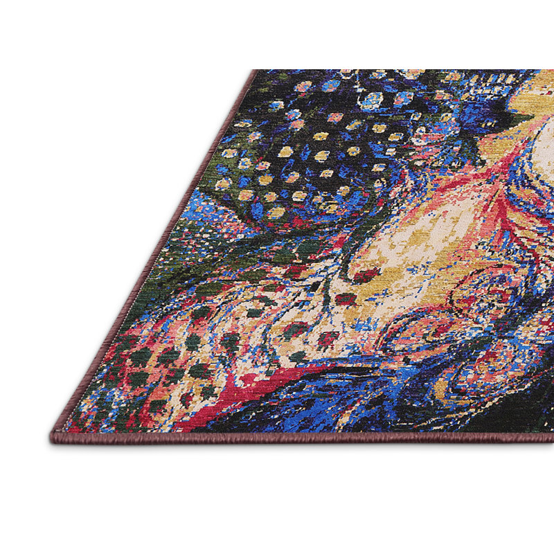 Oriental Indoor Rug, Rectangle 4' x 6'