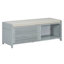 Banc de rangement 43 po patiné avec rangement-1992143307