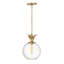 Luminaire suspendu sphère 1 lumière Gazala-60647251