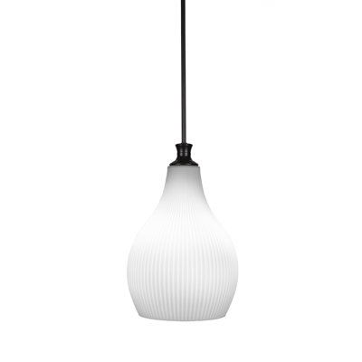 Carina Stem Hung Pendant With 12.25" Glass