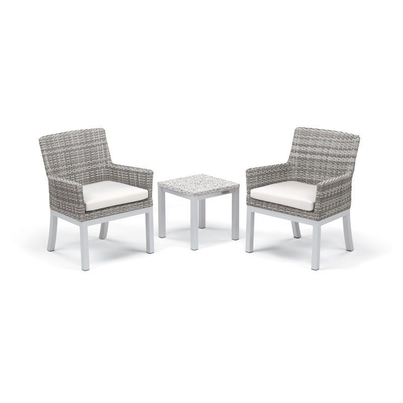 Argento Outdoor Dining Chair, Eggshell White