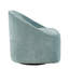 Fauteuil demi-tonneau pivotant de 30 po Casimira-913428637