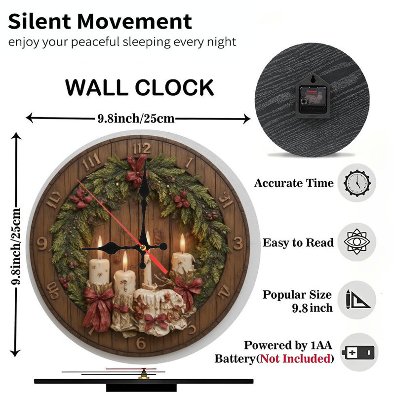 Horloge-Ours-polaire-Hiver
