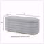 Banc de rangement moderne avec repose-pieds ovale-1026887590