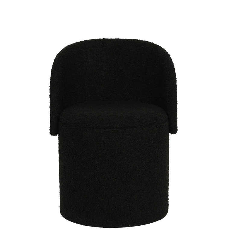 Accent Stool, BLACK