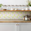 Avaiyah 30 x 30 cm PVC Tile in Yellow