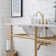 Water Creation Embassy 22'' Stone Oval Bathroom Sink with Overflow