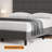 Nassau Platform Bed Frame with Fabric Upholstered Headboard and Wooden Slats Support, Fully Upholstered Mattress Foundation/No Box Spring Needed/Easy Assembly-1505968994