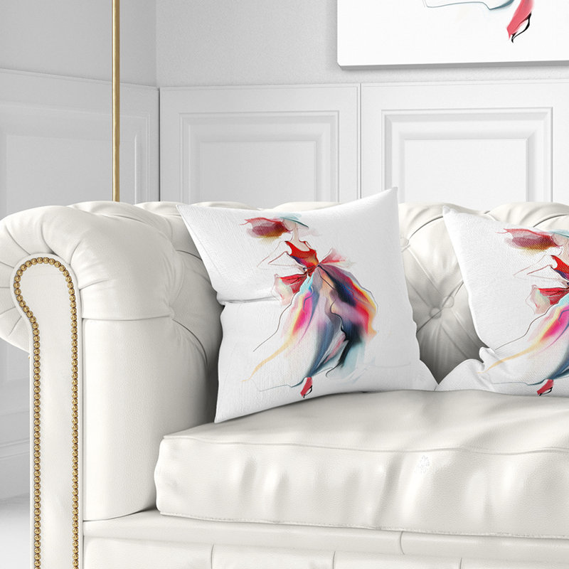 Robe rétro - oreiller à imprimé portrait, 16 po x 1 po, Coussin décoratif