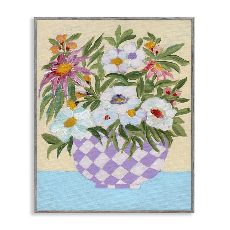  Damier, art de la giclée encadrée par Nikita Jariwala, H 30 po x l 24 po, Estampe numérique Farmhouse
