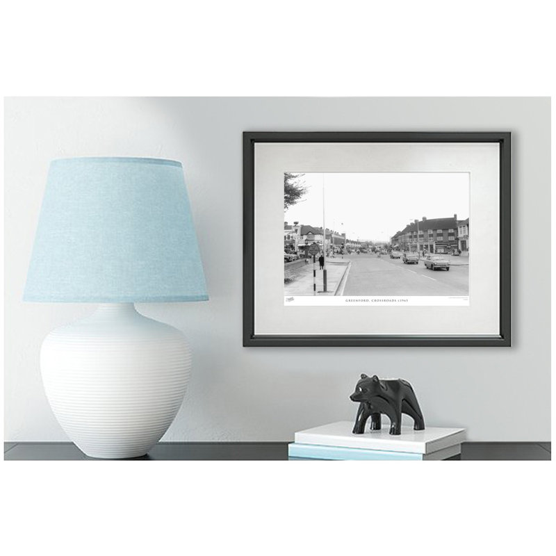 Greenford, Crossroads C1965 by Francis Frith - Single Picture Frame Print, 45cm H x 60cm W x 2.3cm D