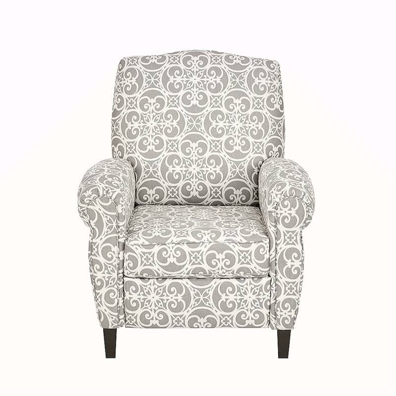 Push Back Recliner, Gray