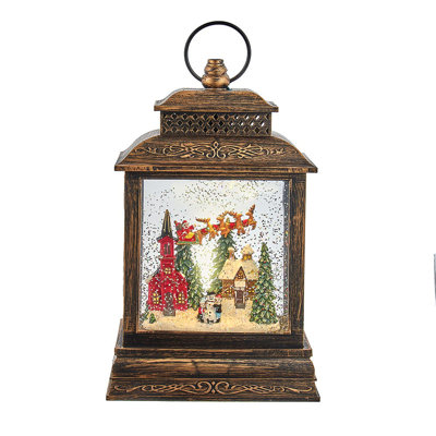 Illuminez la lanterne d'eau du Père Noël