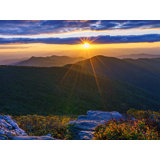 Magical Sunset At Craggy Pinnacle, North Carolina Print by Brian Mc Clean