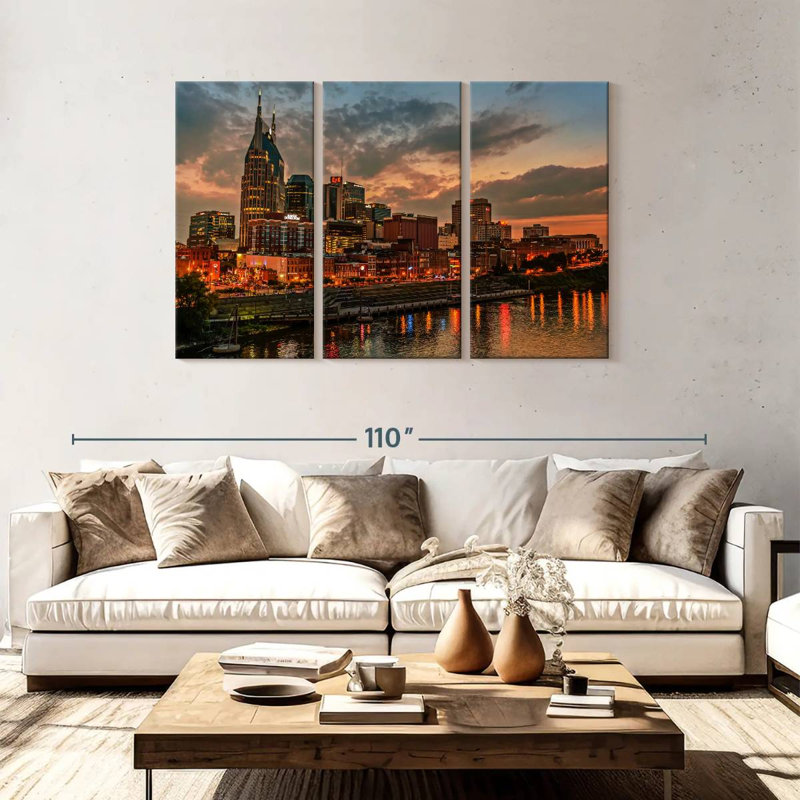 Horizon de Sirci Nashville Sundown, H 48 po x l 74 po