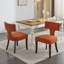 Ensemble de 2 chaises de salle à manger modernes Mid-Century, chaise d'appoint rembourrée Farmhouse, chaises de cuisine, chaises d'appoint-44247903
