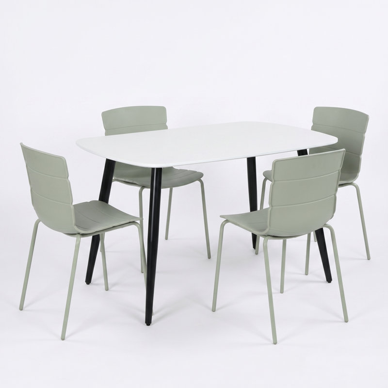 Westcreek 4 -Person Dining Set, Green