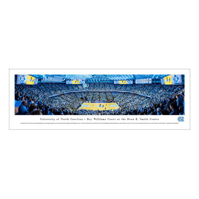 NCAA North Carolina Basketball Panoramic Print