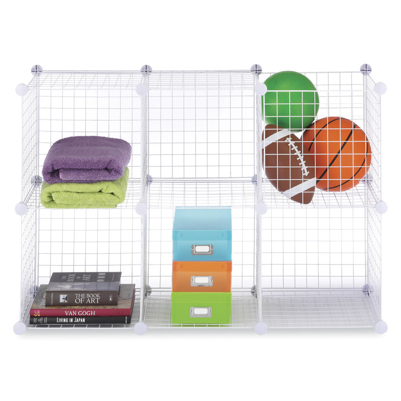14.5" W Storage Rack, White