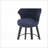 2PCS Chenille 25"Wing Back Swivel Bar Stools-1007985852