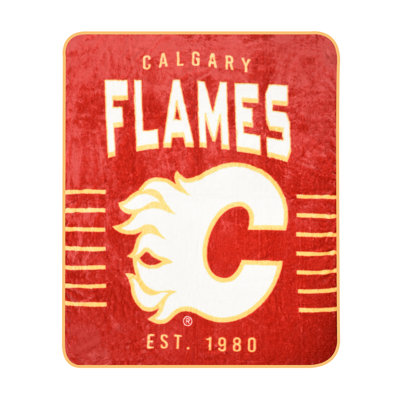 Jeté en polyester NHL Calgary Flames