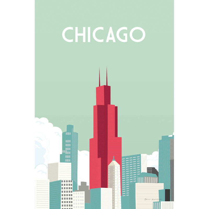 «Chicago Crop» par Omar Escalante, H 30 po x l 20 po, Non, Toile tendue