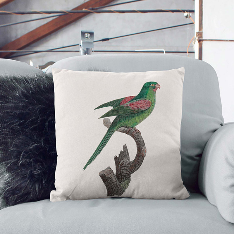 Square Throw Cushion, 40cm H x 40cm W x 15cm D