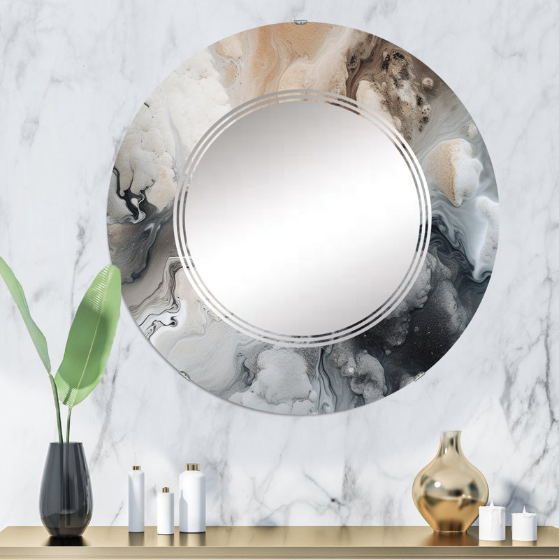 Miroir mural Brondby, 32 po x 32 po