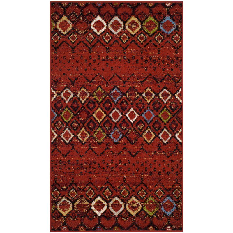Saugus Geometric Area Rug, Rectangle 201 x 279 cm