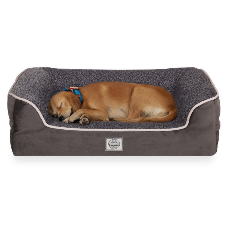 Lit pour animaux, Gris foncé, Petit (H 7 po x l 21,6 po x P 13,7 po)