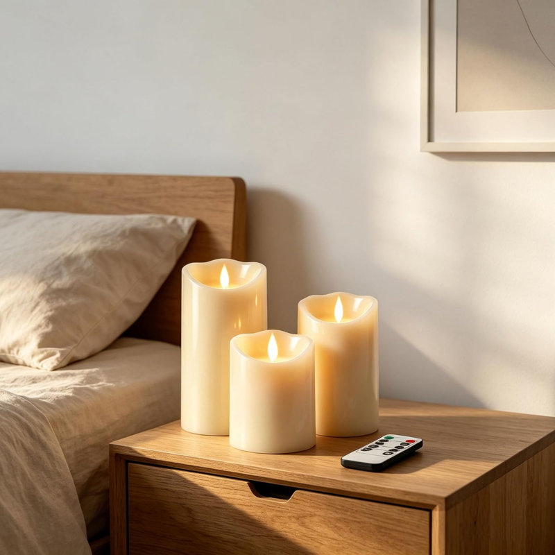 Scented Unscented Flameless Tealight Candle
