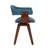 Boase Fabric Swivel Mid-Century Dining Chair-1987778349