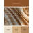Machine Washable Kirkwood Smoothie Glass Modern Abstract Rug in Brown – Beige Binding-1988802410