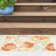 Zita Floral Reversible Flatweave Polypropylene Indoor / Outdoor Area Rug - Orange | Green | Yellow