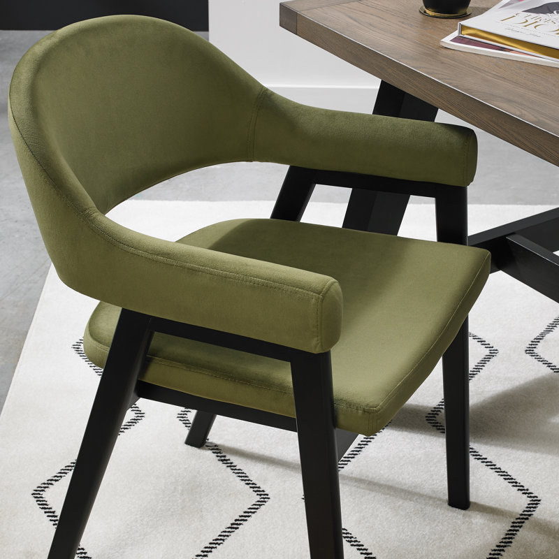 Upholstered Back Armchair, Cedar