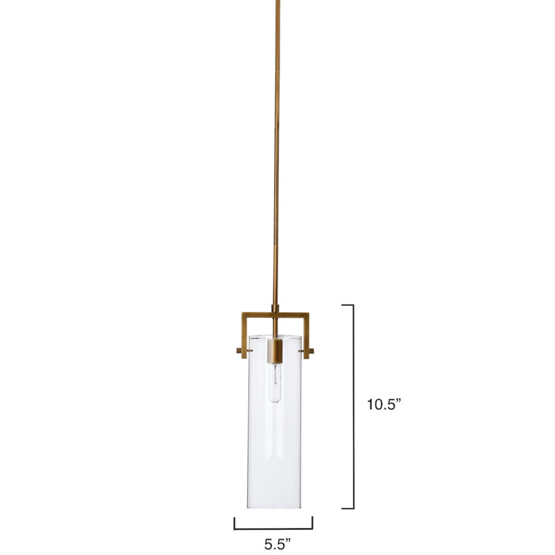 Cambrai 1 - Light Pendant, 77'' H x 5.5'' W x 5.5'' D