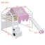 Cadre de lit mezzanine en bois avec tente-760183318-760183321