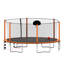 Trampoline 16 pi avec pompe à panier et échelle (enceinte de sécurité intérieure) avec but de soccer-126177290