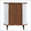 Armoire à vin cannelée avec 8 casiers à vin et 5 tablettes réglables-129933404
