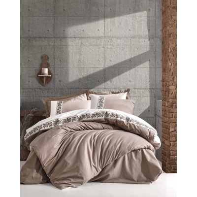 Ensemble de housse de couette 100% coton 4 pièces Moorhead