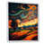 White Floater Framed