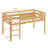Compact Low Loft Bed with Sturdy  Ladder-129032447