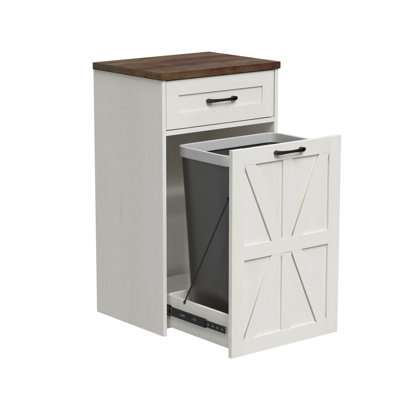 Armoire poubelle autoportante de 13 gallons Farmhouse